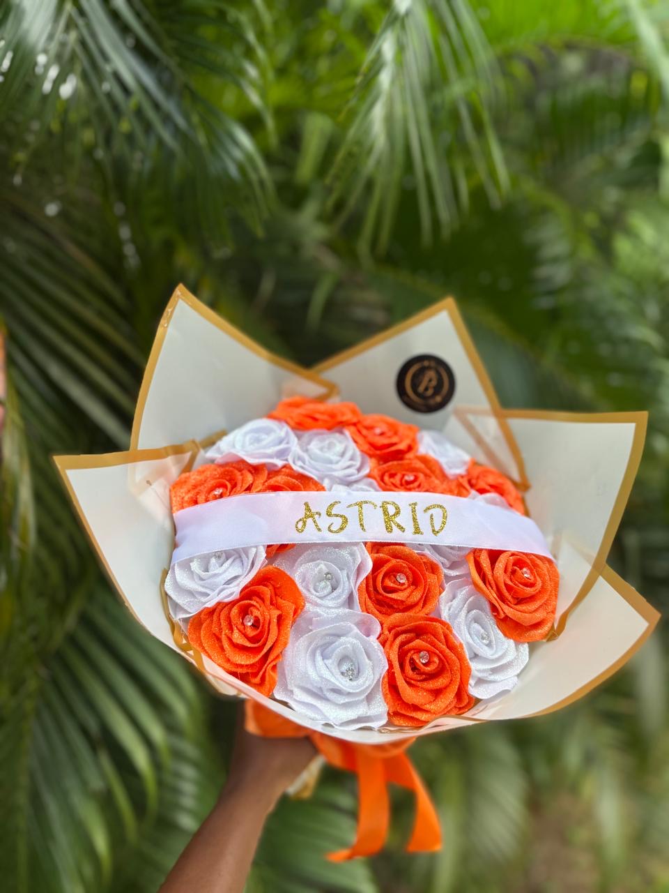 Décoration sur les bouquets de fleurs